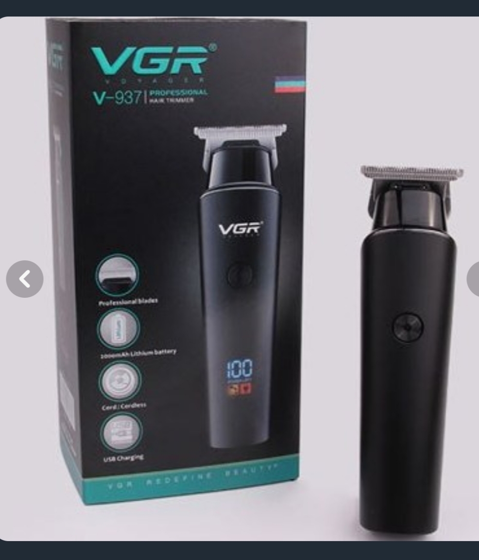 ماشین اصلاح ماشین اصلاح وی جی آر مدل V-937 با تکنولوژی برش مستقیم و ضد آب
